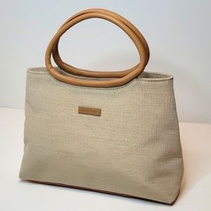 OROTON Small hand bag leather jute